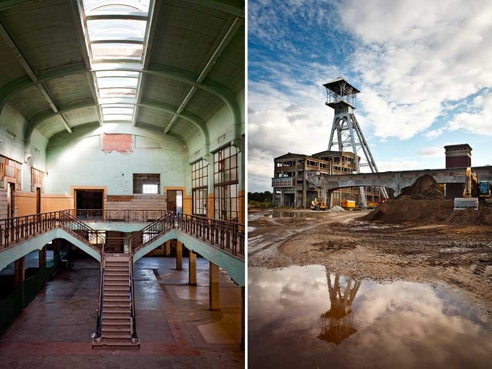 Former coal mine of Waterschei, Genk, Limburg, Belgium. Photos by Kristof Vrancken
