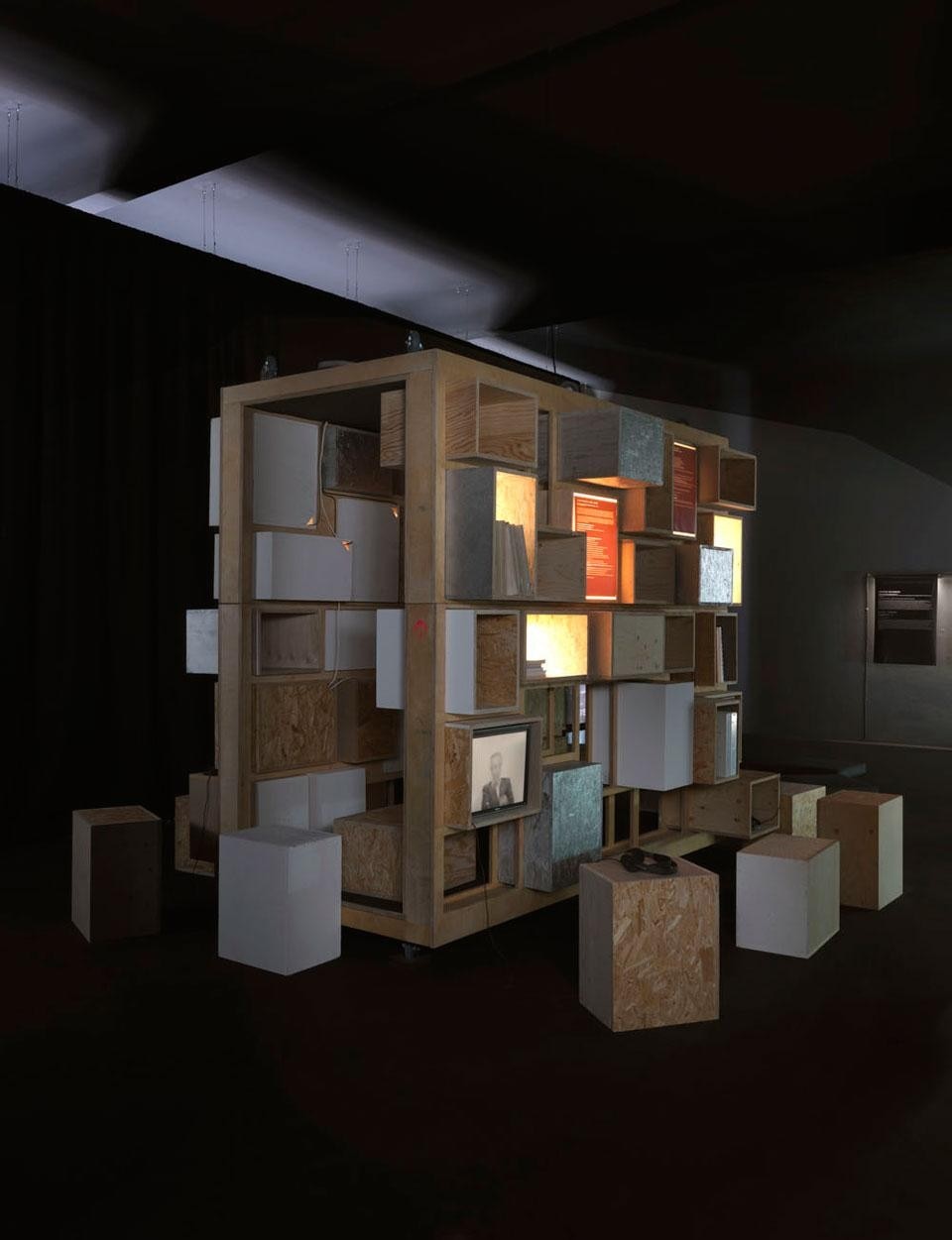<em>The Future Archive</em>, installation view at the Neuer Berliner Kunstverein, 2012 <em>The Future Archive</em>, installation view at the Neuer Berliner Kunstverein, 2012