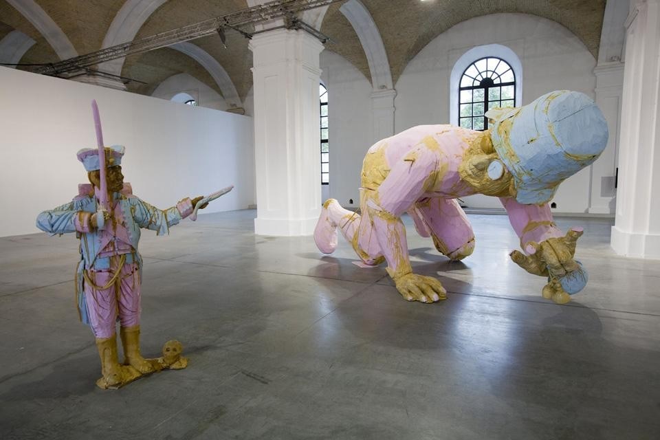 Folkert de Jong, <em>The Shooting… At Watou; 1st of July 2006</em>, 2006. Courtesy of the artist and the James Cohan Gallery, New York/Shanghai. Photo by Maksim Belousov, Mykhaylo Chornyy