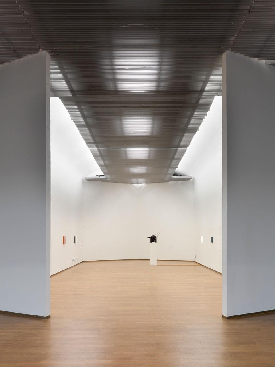 Installation view of the Elad Lassry show, curated by Alessandro Rabottini at PAC, Milan