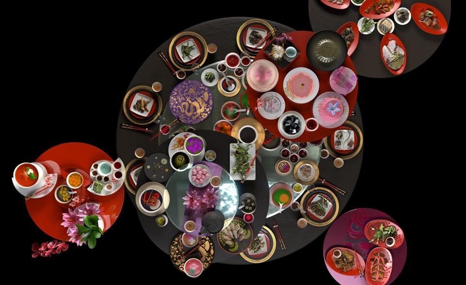 <em>Les Seductions du Palais</em>, installation view at the Quai Branly, Paris