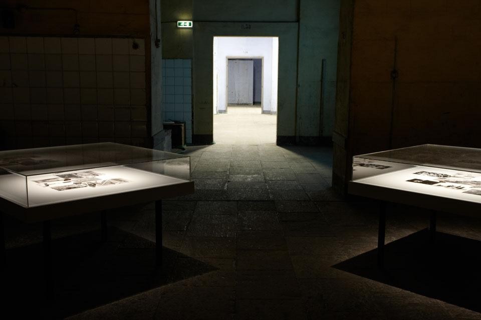 Cyprien Gaillard, <em>Millions into Darkness</em>, 2012, installation view at <em>Rubble and Revelation</em>, Fondazione Trussardi, Ex Caserma XXVI Maggio, Milan. Courtesy of Sprueth Magers Berlin London