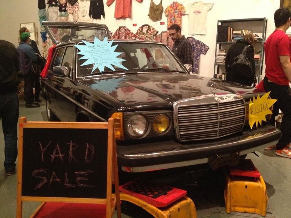 Martha Rosler, <em>Meta-Monumental Garage Sale</em>, installation view at the Museum of Modern Art, New York. Photo by Aileen Kwun