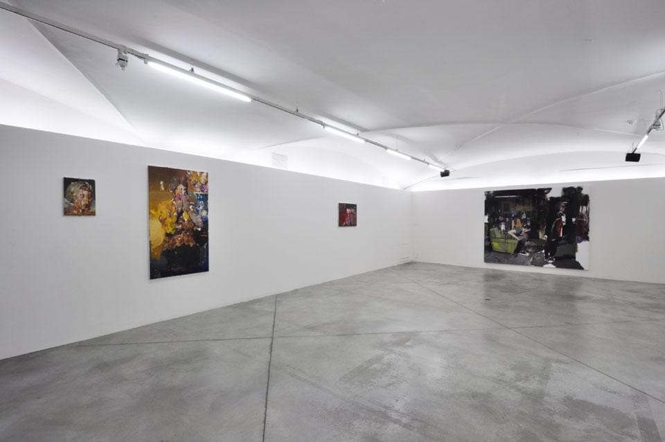 Room dedicated to Adrian Ghenie. Photo by Martino Margheri. Courtesy of CCC Strozzina, Firenze