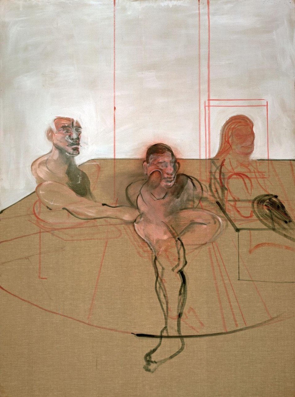 Francis Bacon, <em>Untitled (Three Figures)</em>, c. 1981. Dublin City Gallery The Hugh Lane, Dublin (reg. 1982). © 2012 Heirs of Francis Bacon. All right reserved SIAE, Rome and DACS, London