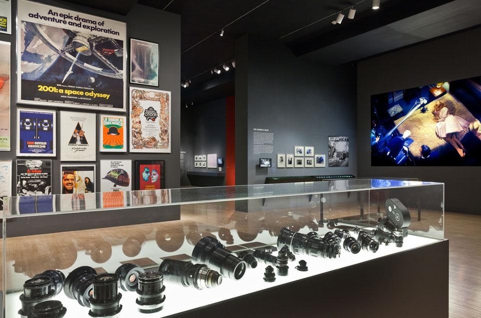 <em>Stanley Kubrick</em>, installation view at the LACMA. Photo by Museum Associates/LACMA