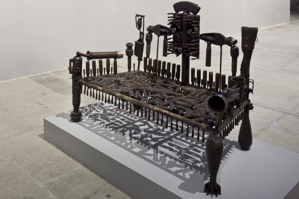 Goncalo Mabunda, <i>The Throne of None Slavery</i>, 2014