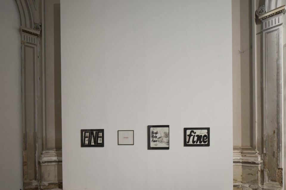 Fabio Mauri, Fine, Biennale di Venezia 2015 Fabio Mauri, Fine, Biennale di Venezia 2015