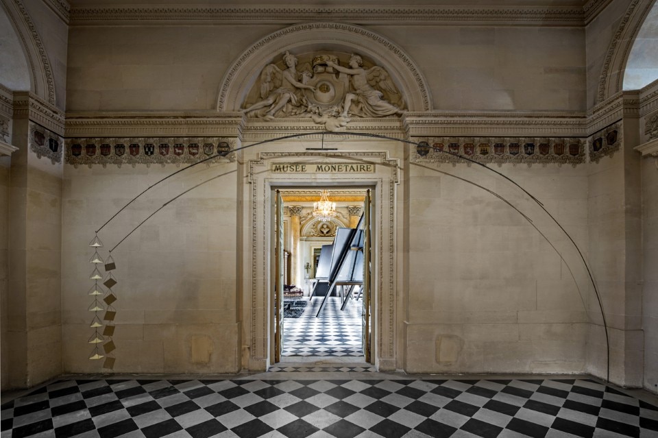 Jannis Kounellis, exhibition view at the Monnaie de Paris, 2016