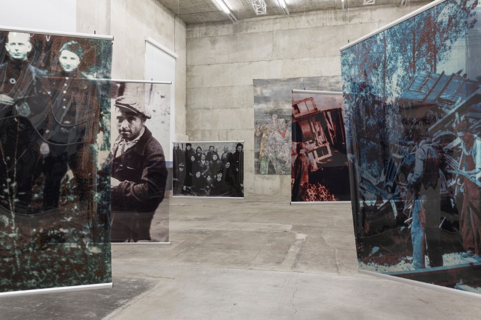 View of the exhibition “Leon Golub”, Fondazione Prada, Milan. Photo Roberto Marossi