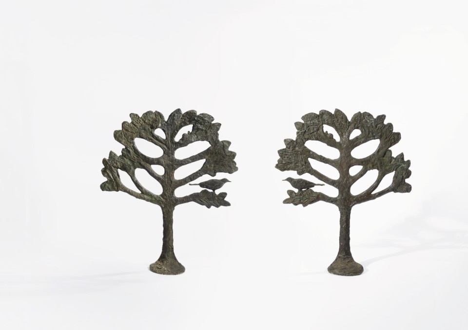 A pair of “Arbres de Vie” circa 1968, Christie’s Paris: Les Giacometti d’Hubert de Givenchy, 6 March 2017, lot 4. Estimate €300,000-500,000, result:  €2,706,500 (including premium). Courtesy of © 2022 Christie’s Images Limited.