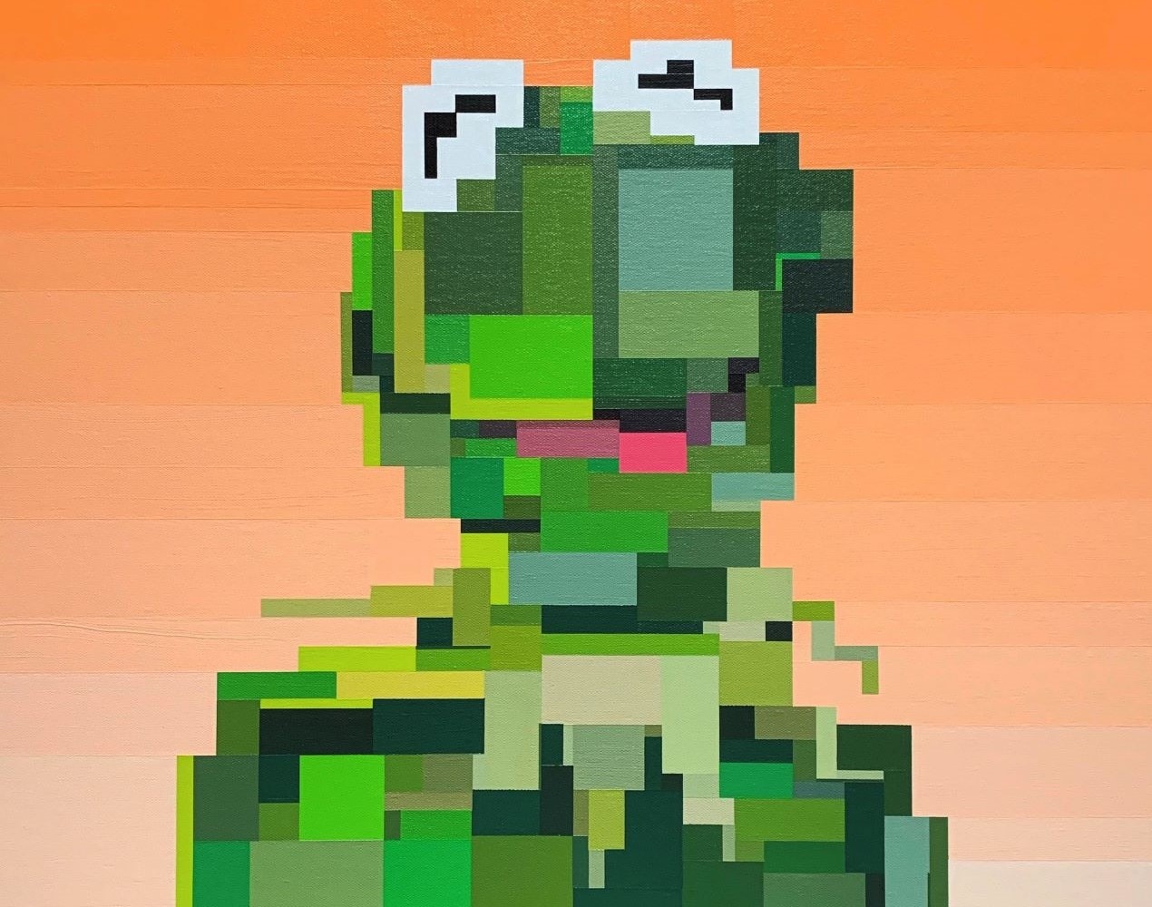 Adam Lister S Pixelated Universe And The New Circular Image Series