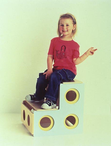 Jammy Dodger can work as seat and desk, or train and carriage