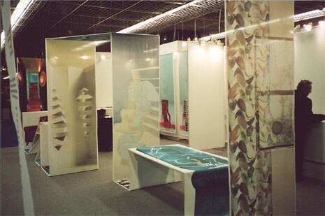 The Berlin students printed a single length of fabric with individual motifs