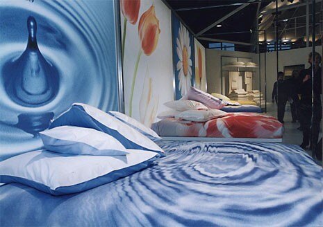 Zucchi presented his new bed-linen ”Elements” with photo-realist nature motifs
