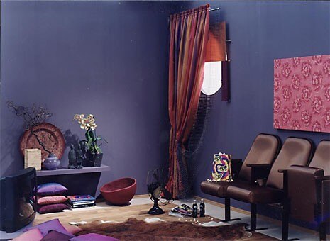 Ulrich Sack’s home-cinema presentation with variable black-out possibilities. Photo Uwe Dahlmann