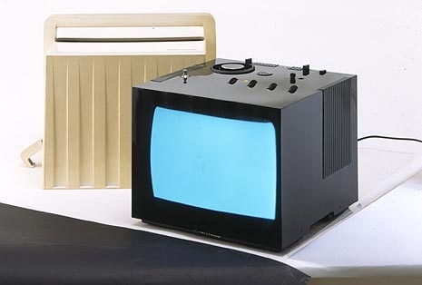 Black and white TV Black ST201, design Zanuso-Sapper, 1969