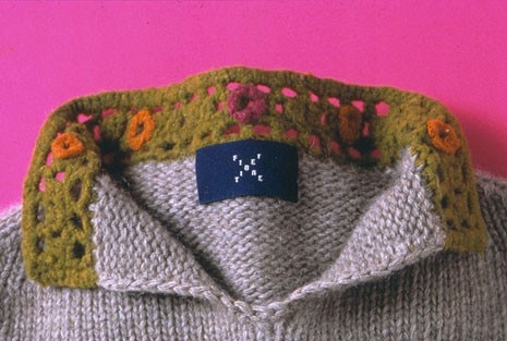 Woman sweater of the Fibre Tibet collection, 80% yak and 20% wool