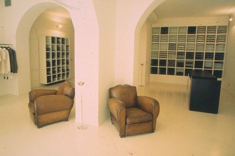 Interiors of the Zanone showroom in viale Elvezia, Milan
