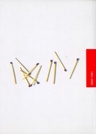 “Opos 1991-2000” cover, Abitare Segesta Edizioni, Milan, 2001