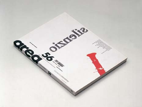 One of his later project was an identity for the magazine <i>Area</i>