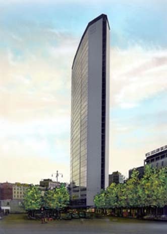 The Pirelli Tower, Milan, 1956 (© aGio Ponti archive/Salvatore Licitra)
