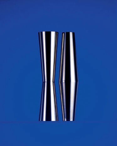 Doppiocono, two vases designed for Alessi
