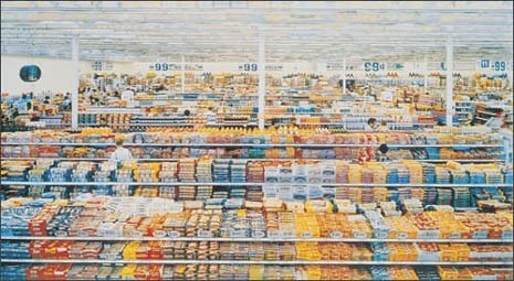 Andreas Gursky, 99 Cent  1999. UBS Art Collection © Andreas Gursky
