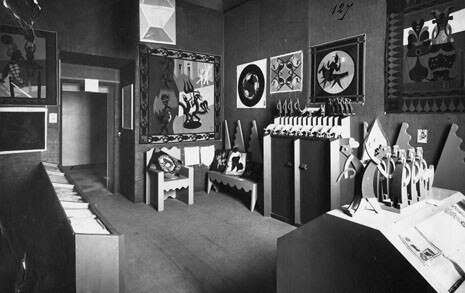 III Biennale di Monza, 1927. The Book Pavilion designed by Fortunato Depero
