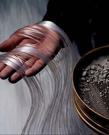 Research was focused largely on finding the optimum ratio between fibre optics and traditional concrete