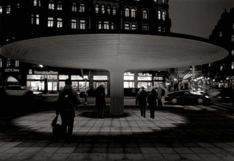 Proposal for the use of LiTraCon flooring slabs in a square in Stockholm (Architetti: E. Giovannone, G. Hildén, A. Losonczi, A. Lucca)