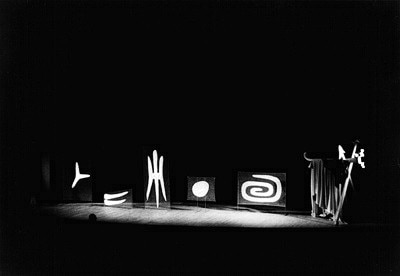 Detail of Judith, stage set designed by Isamu Noguchi for Martha Graham, 1950