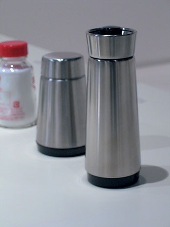 Alessi pepper grinder, Carlo Mazzeri, Anselmo Vitale 
