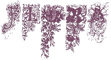 For the logo of the clothes shop Flora (1966) Fletcher used 19th-century-style ornamental characters