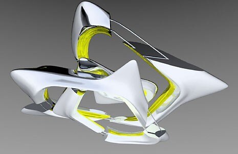Zaha Hadid, Patrik Schumacher, Vortexx Chandelier, 2005