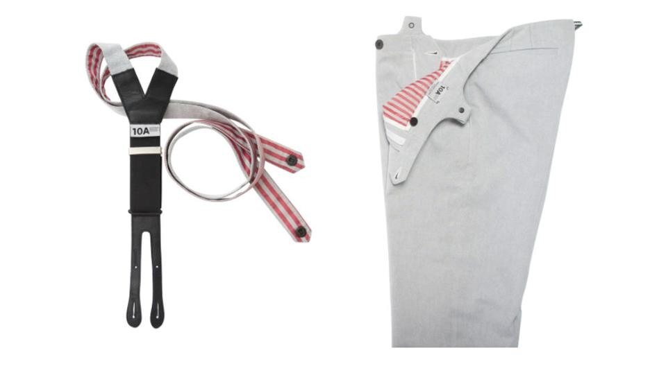 Daria Dazzan: AAAAAAAAAA™, linea di pantaloni sartoriali da uomo con bretelle