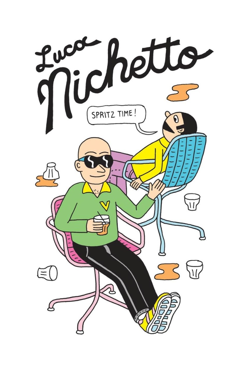 The illustrations by Andy Rementer are
taken from the Mr. Bello in a Skitsch World
catalogue produced with Apartamento
magazine and published for the opening
of the new Skitsch store in London. Andy
Rementer’s cartoon artwork has become
the hallmark of Skitsch’s brand identity