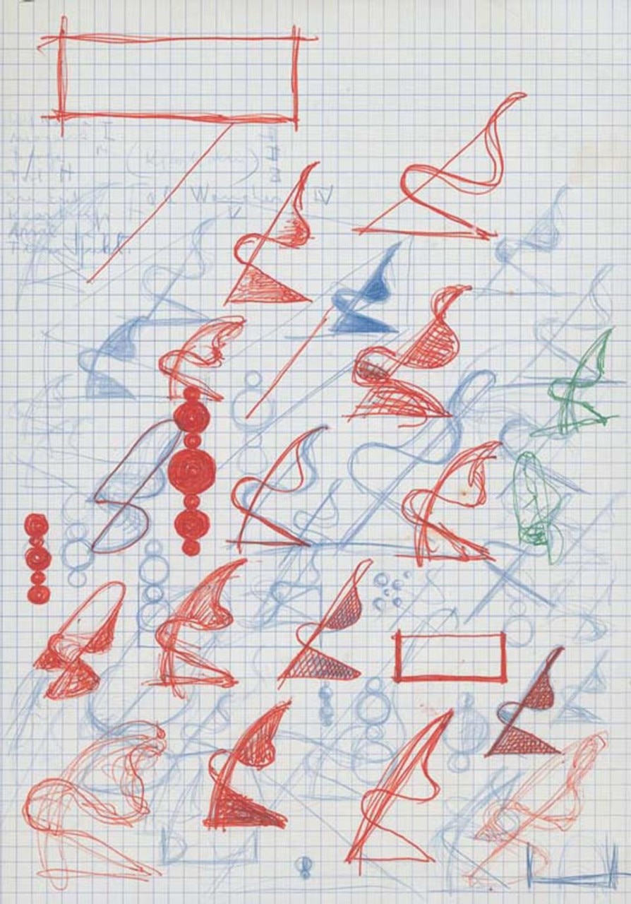 © Vitra Design Museum Archiv, ca. 1957-60.
Drawing Verner Panton
