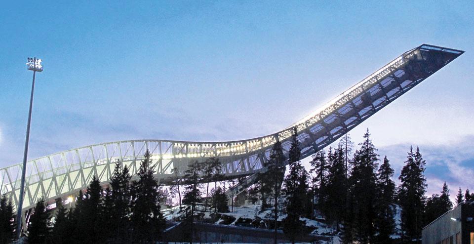 Holmenkollen Ski Jump, Holmekollen, NO. Julien De Smedt. Holmenkollen Ski Jump, Holmekollen, NO. Julien De Smedt.