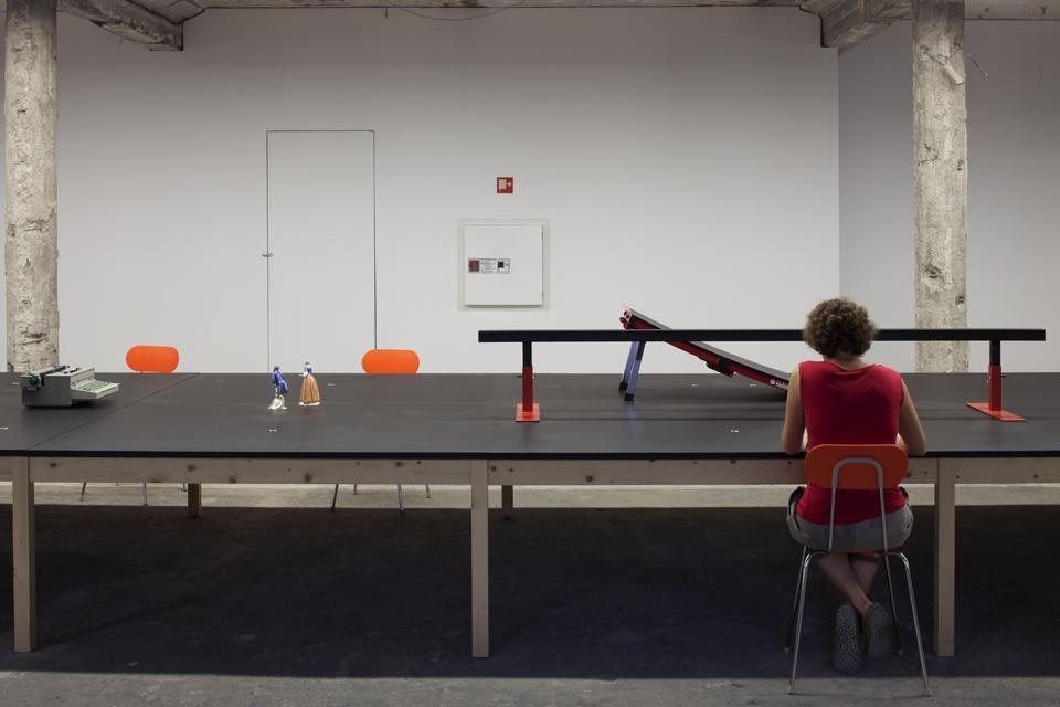 Installation view of the exhibition <i>Useless, an exploded view</i> curated by Jonathan Olivares at MUDE, Lisbon, on view until November 26.