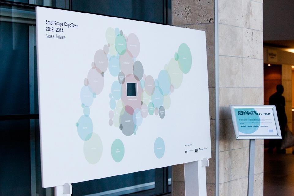 Artist Sissel Tolaas presented a <em>Smellscape of Cape Town 2012-2014</em> Artist Sissel Tolaas presented a <em>Smellscape of Cape Town 2012-2014</em>