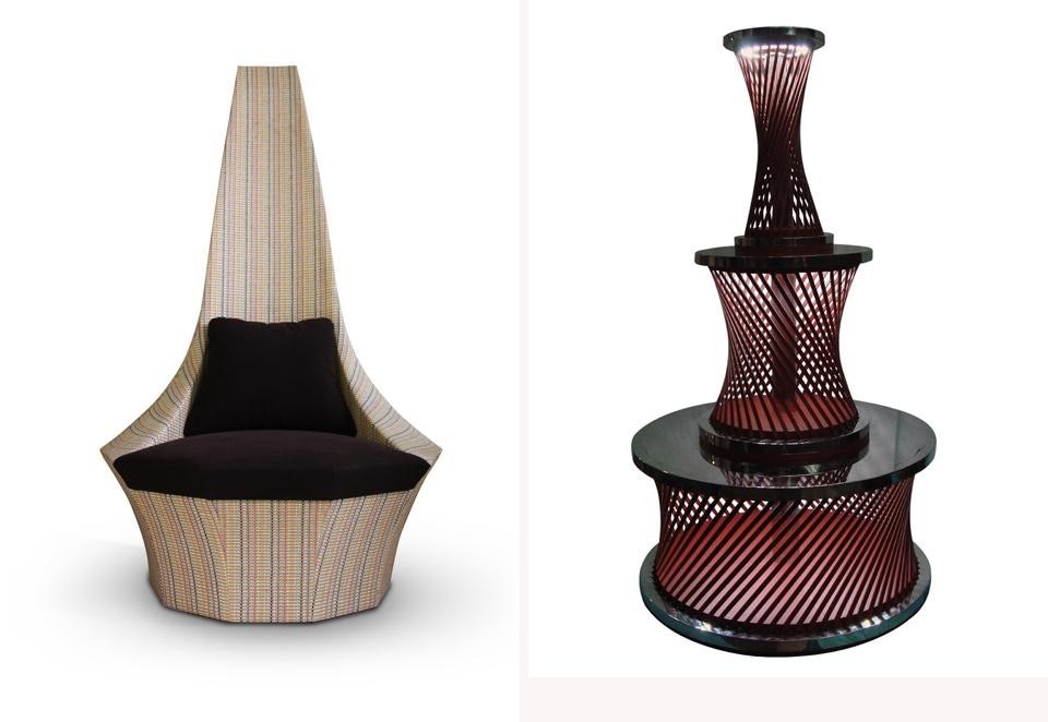 A preview of the products to be displayed at "Slow Hand Design: Interweaving the Spirit of Thai Design" at Superstudio Più during the 2012 Salone del Mobile
