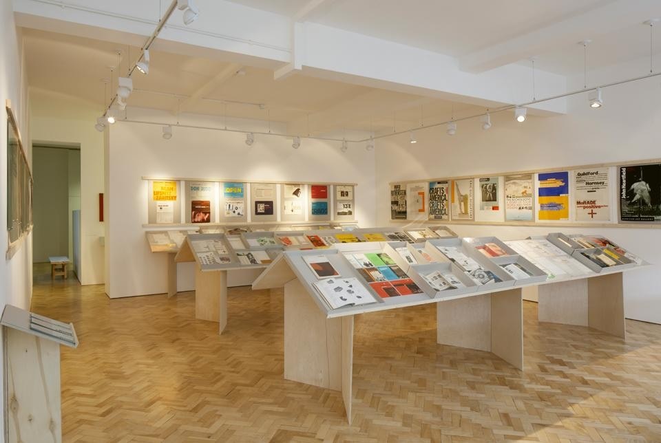 <em>Richard Hollis</em> at the Gallery Libby Sellers, installation view