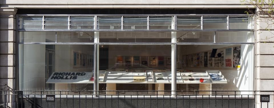 <em>Richard Hollis</em> at the Gallery Libby Sellers, installation view