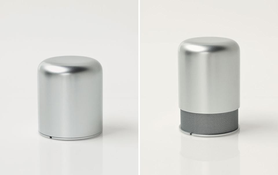 John Van Den Nieuwenhuizen + Vitor Santa Maria, <em>HiddenRadio & Bluetooth Speaker</em>, switched on by unscrewing the
lid, which also increases the volume —
$938,771 ($125,000 goal), 5,358 backers John Van Den Nieuwenhuizen + Vitor Santa Maria, <em>HiddenRadio & Bluetooth Speaker</em>, switched on by unscrewing the
lid, which also increases the volume —
$938,771 ($125,000 goal), 5,358 backers
