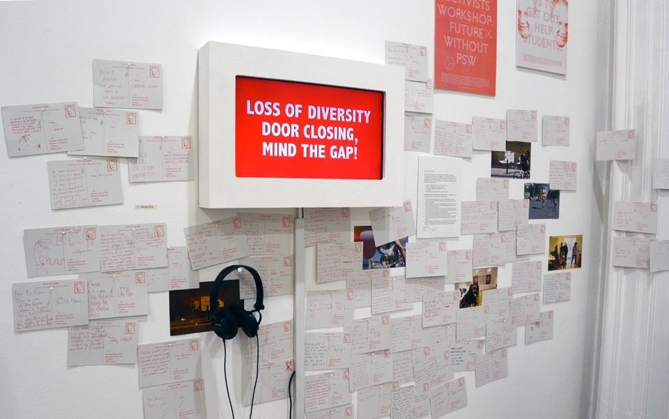 Minjae Huh's <em>Future without PSW</em> was a reference to the law-change that means that overseas students can now stay in the UK just two months, rather than two years, after graduation — creating clear implications for Britain's design industry Minjae Huh's <em>Future without PSW</em> was a reference to the law-change that means that overseas students can now stay in the UK just two months, rather than two years, after graduation — creating clear implications for Britain's design industry