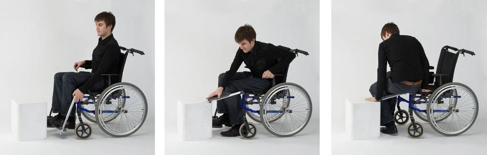 Matéo Garcia, <em>Articulations</em>, acessory for wheelchair. École Nationale Supérieure de Création Industrielle (ANSCI) Les Ateliers, Paris. Photo © Véronique Huyghe