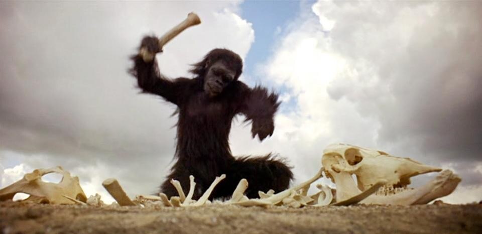 Film still from Stanley Kubrick's 1968 <em>2001: A space Odyssey</em>