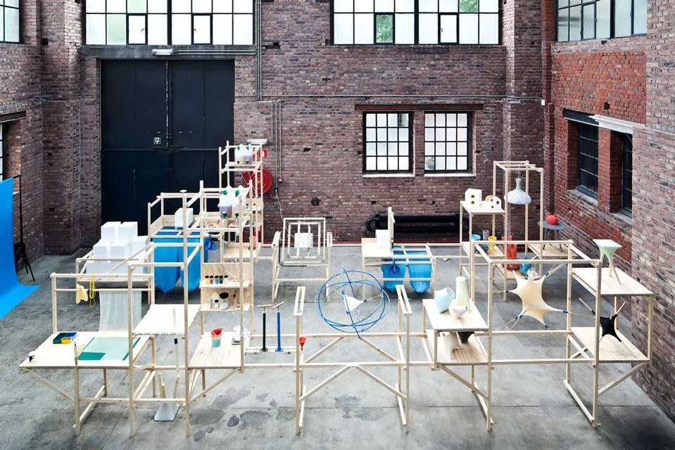 <em>The Machine - Designing a new industrial revolution</em> installation view at C-Mine, Genk