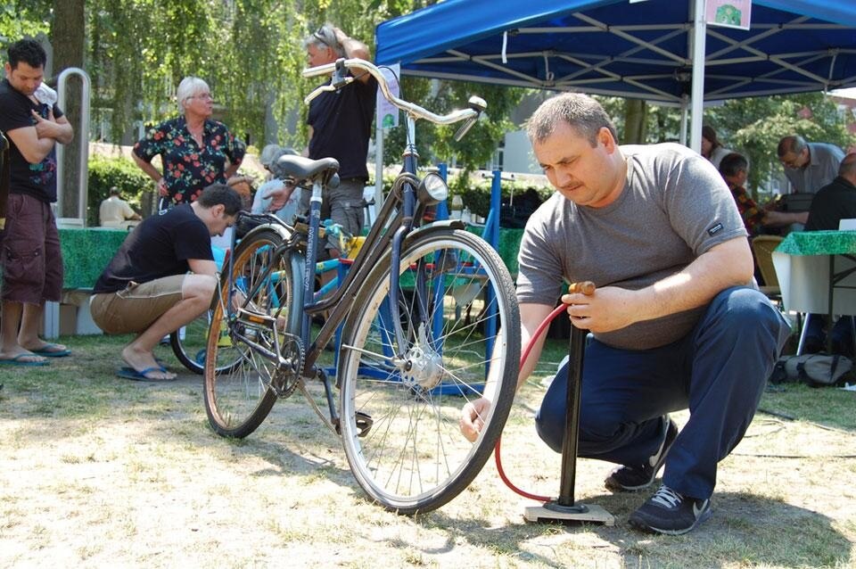 A repair café meeting in Amsterdam